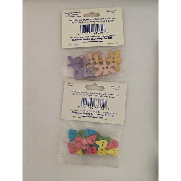 Sewing Supplies Buttons Ribbons Rick Rack Bias Tape Assorted Embellishment VTG - Picture 5 of 14